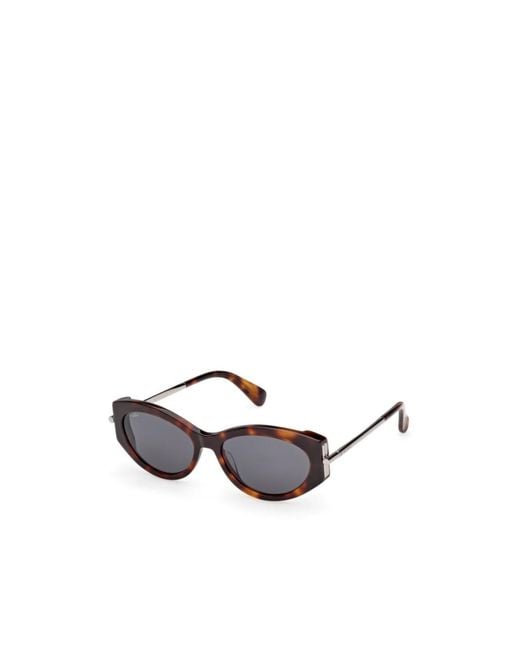 Max Mara White Roquebrune Cat-Eye Frame Sunglasses