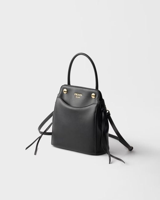 Prada Brown Carry Mini Leather Handbag