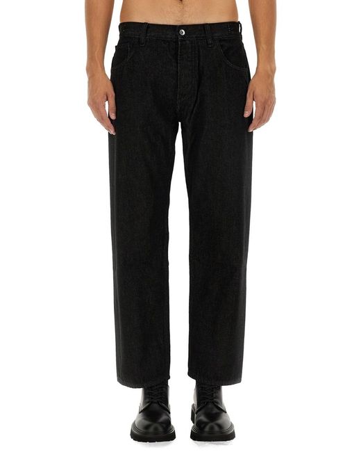 YMC Black Jeans Bez Relaxed Fit for men