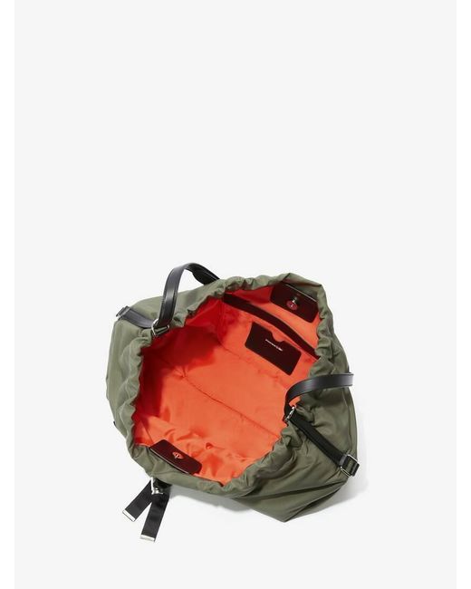 McQueen Green The Bundle Shoulder Bag