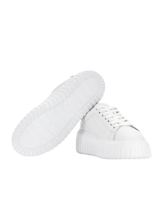 Hogan White Platform Sneakers