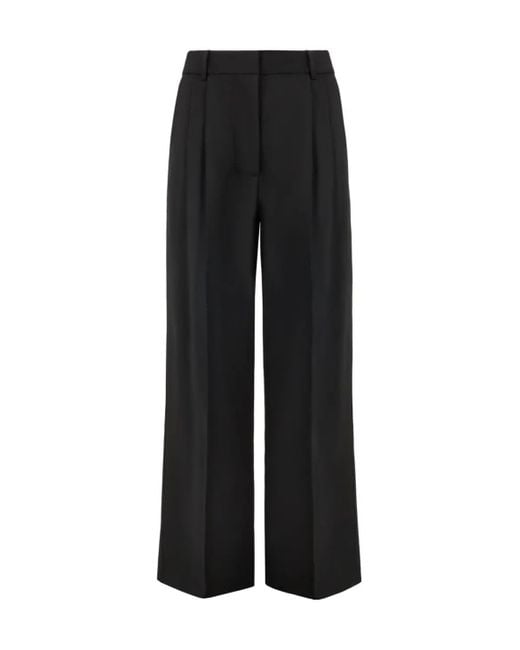 P.A.R.O.S.H. Black P.A.R.O..H. Pleat Tailored Trousers