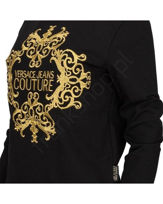 Versace Jeans Black Round Neck Sweater