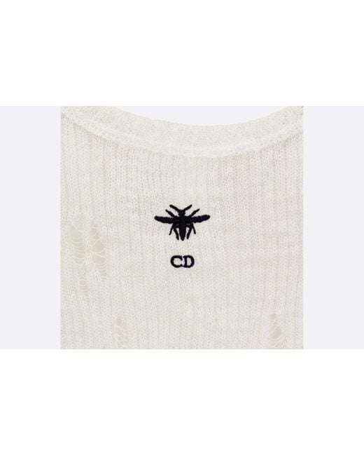 Dior Tank Top in White | Lyst