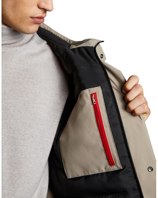 Fay Multicolor Rope Pocketed Hooded Jacket for men