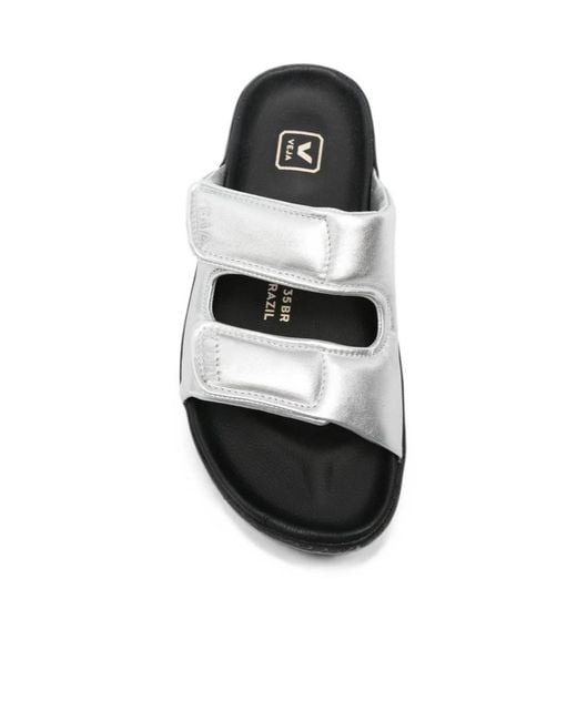 Veja Multicolor Round-Toe Slippers for men