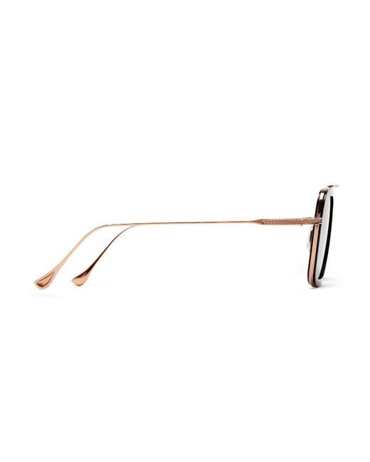Dita Eyewear Gray Logo Sunglasses for men