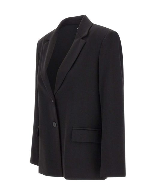 Kaos Blue Single-Breasted Blazer