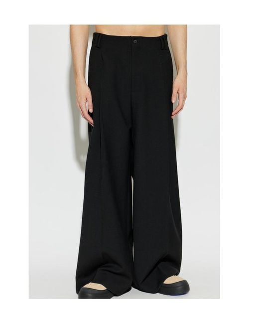 Entire studios Black Wide-Leg Trousers for men