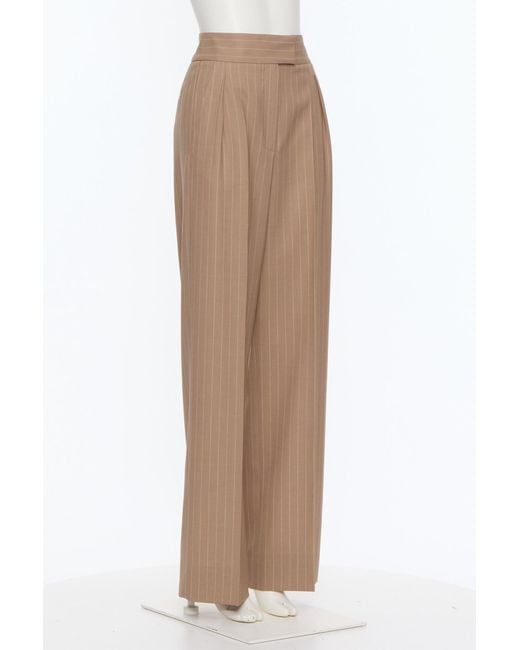Valentino Natural Faded Pinstripe Pants