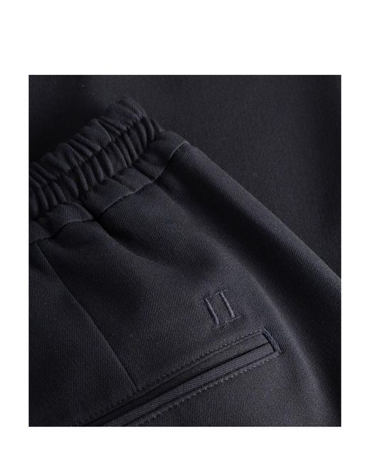 Les Deux Blue Drawstring Casual Trousers for men