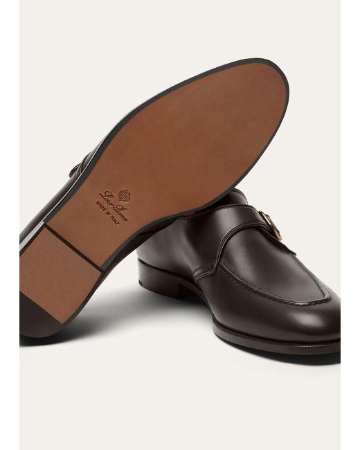 Loro Piana Brown Sergio Derby for men