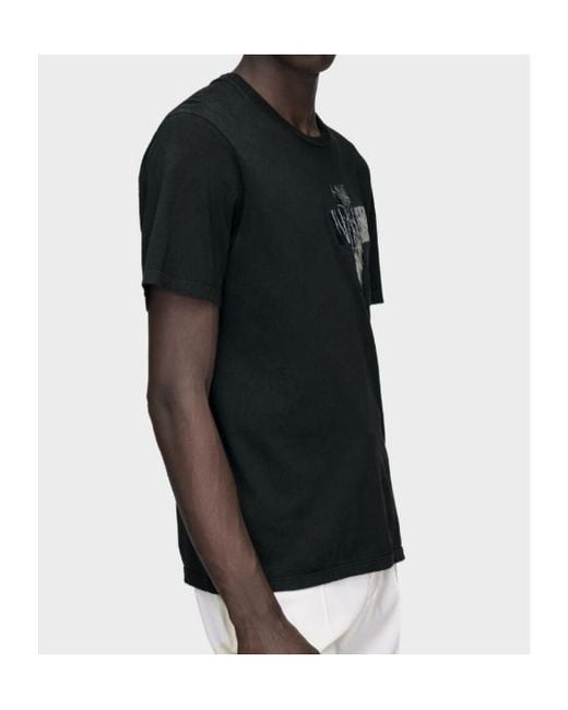 Maison Margiela Black Taped T-Shirt for men