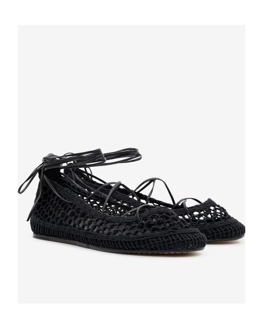 Isabel Marant Black Belna Ballet Flats