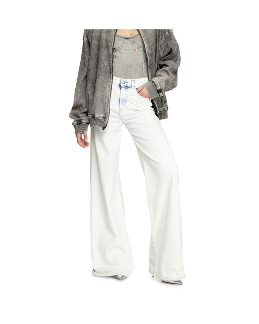 DIESEL White 1978 D-Akemi Flare Jeans
