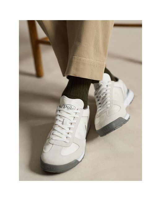 Polo Ralph Lauren White Low-Top Trainers for men