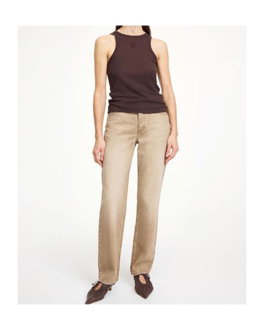 By Malene Birger Natural Chicago Straight-Leg Jeans