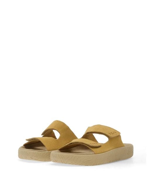 Veja Brown Etna Strap Sandals