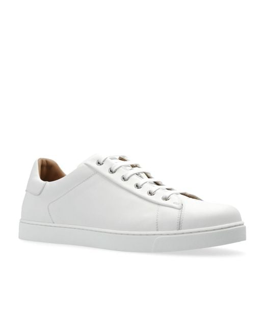 Gianvito Rossi White Leather Sneakers for men