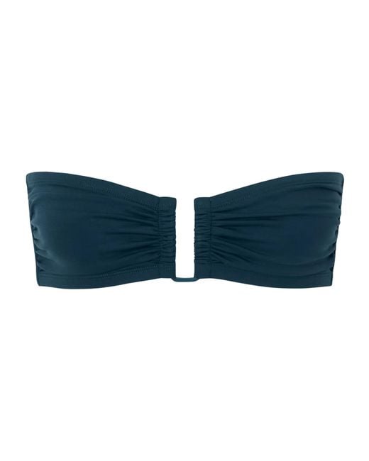Eres Blue Show Bandeau Bikini Top