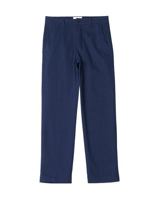 AMI Blue Alexandre Mattiussi Straight-Leg Trousers for men