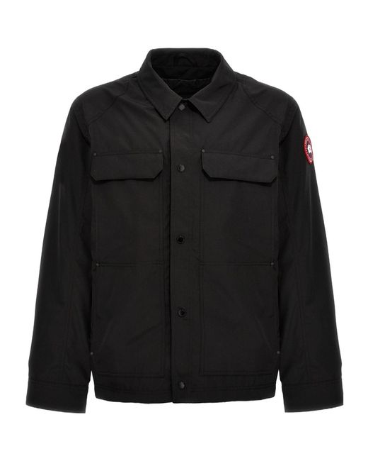 Canada Goose Black Long-Sleeved Jacket for men