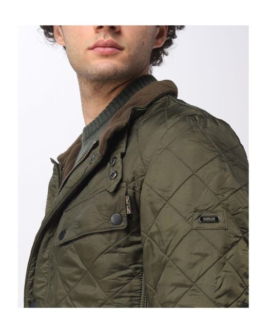 Barbour Green Long-Sleeved Casual Jacket for men