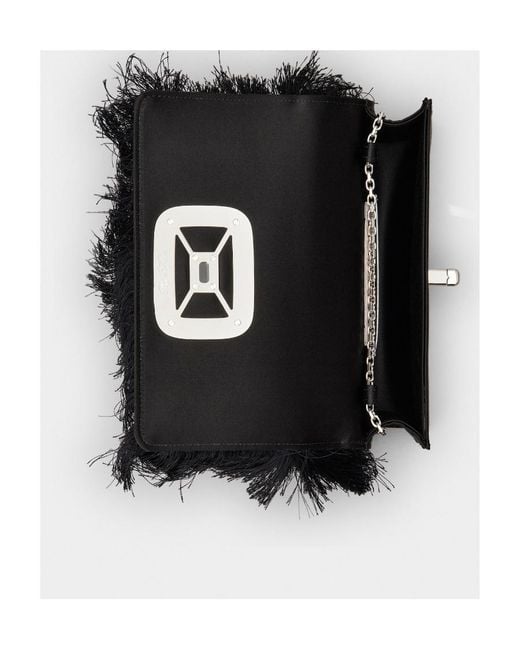 Roger Vivier Black Chain Shoulder Bag