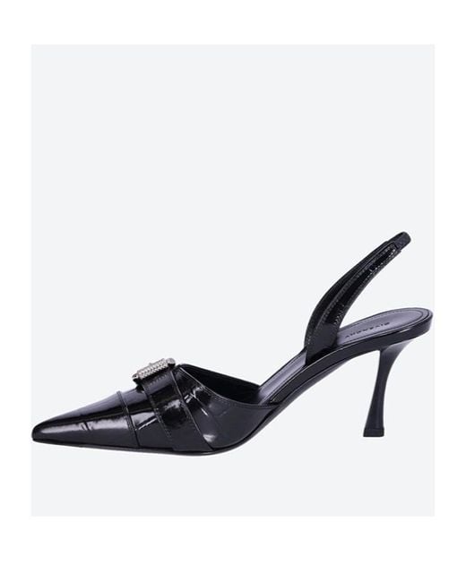 Givenchy White Voyou Slingback Pumps