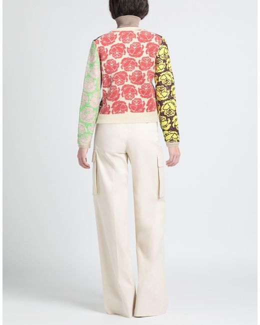 Tory Burch White Floral-Print Cardigan