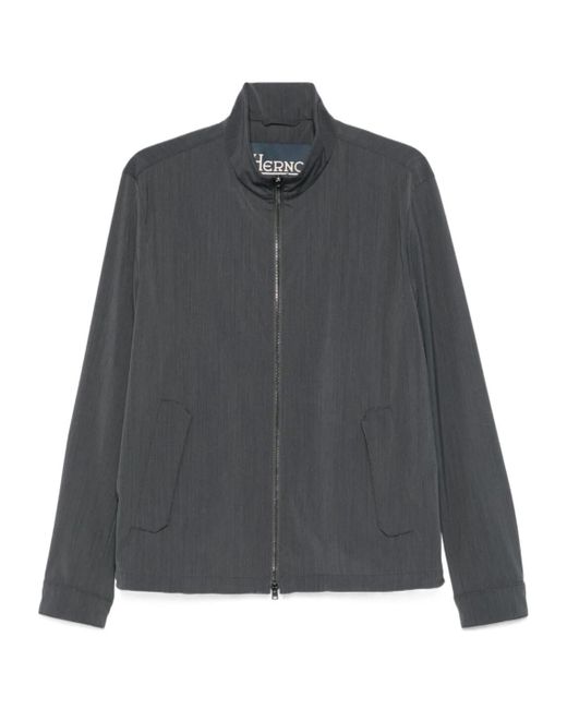 Herno Gray Lightweight Bomber Jacket for men