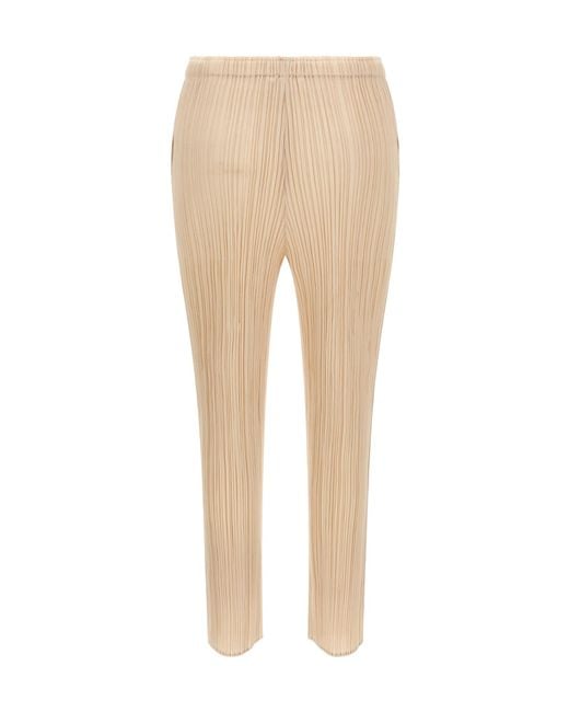 Pleats Please Issey Miyake Natural Pleats Please Issey Miyake Monthly Colors July Pants