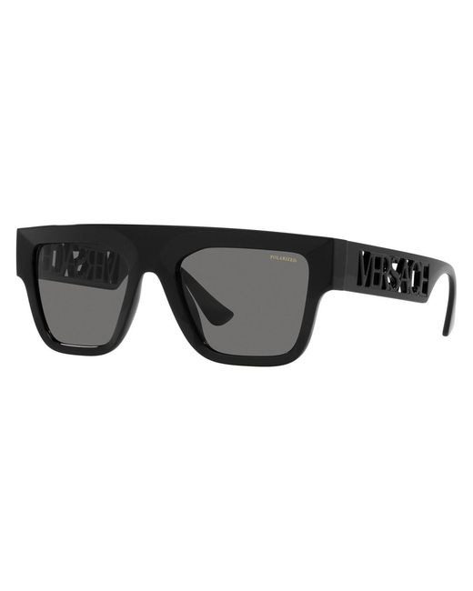 Versace Multicolor Logo-Embossed Square-Frame Sunglasses for men