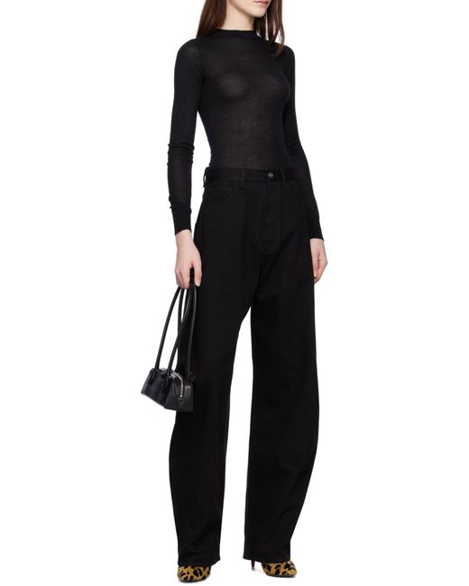 Alaïa Black Alaïa Le Teckel Small Shoulder Bag