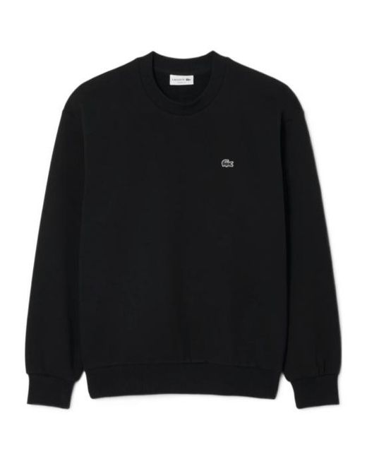 Lacoste Black Long-Sleeved Sweatshirt for men