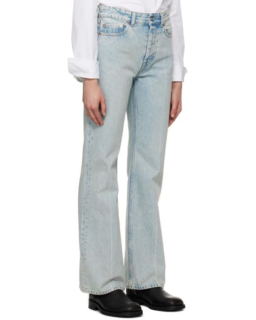 Our Legacy Blue Boot Cut Jeans Pants
