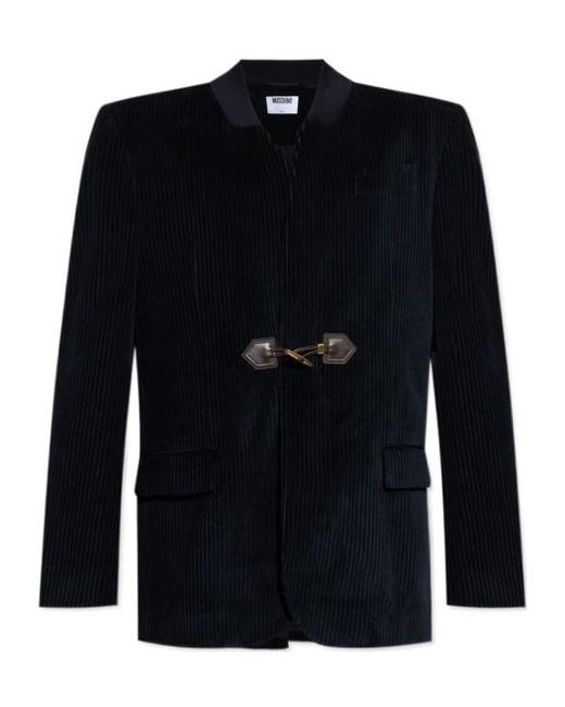 Moschino Black Long Sleeve Blazer for men