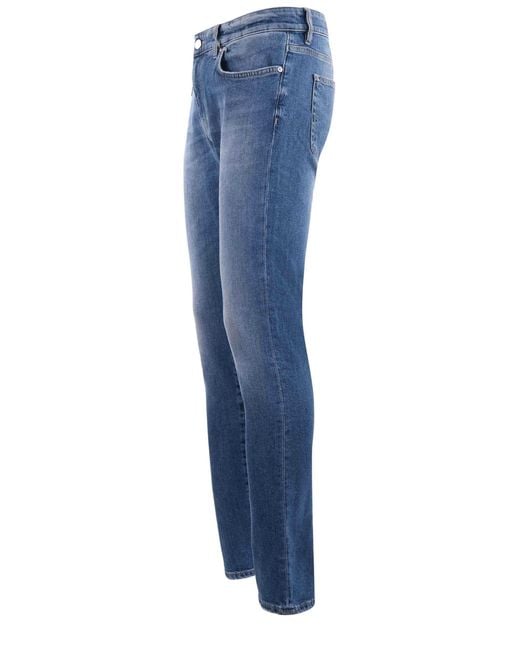 PT01 Blue Pt Torino Slim Fit Jeans for men
