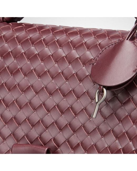Bottega Veneta Purple Weave A Detail Handbag