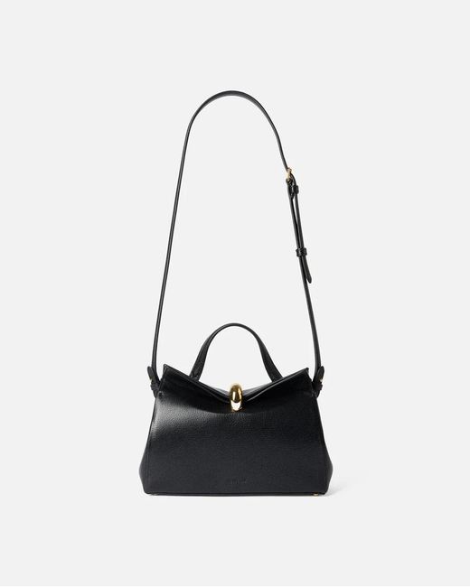 Jacquemus Black The Small Valérie Grained Leather Tote Bag