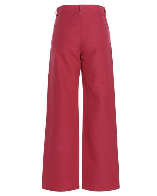 Wandler Red Straight Trousers