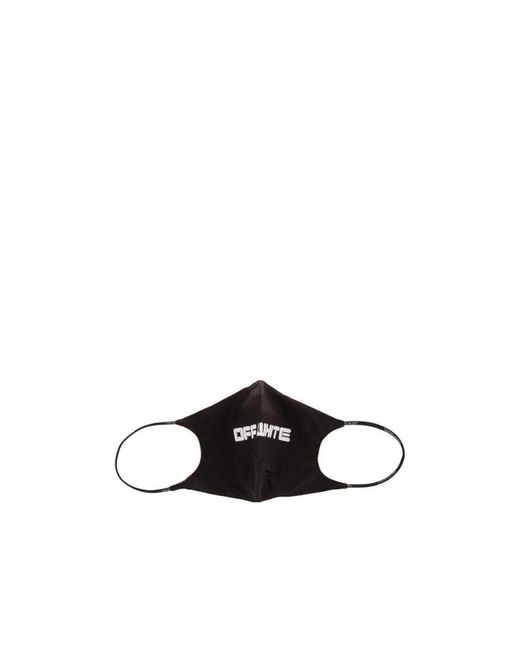 Off-White c/o Virgil Abloh White Logo Printed Face Mask for men