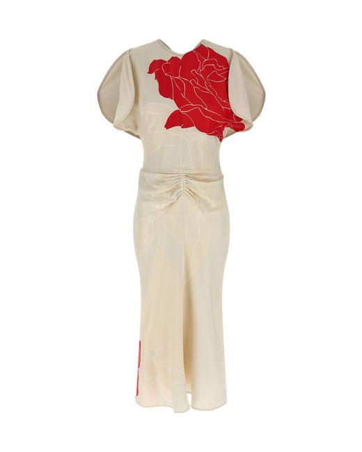 Victoria Beckham 'Gathered Waist' Dress