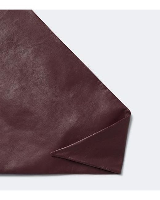 Magda Butrym Purple Leather Head Scarf