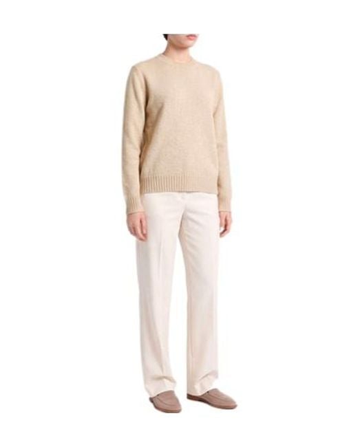 Max Mara Natural Cashmere Long-Sleeved Sweater