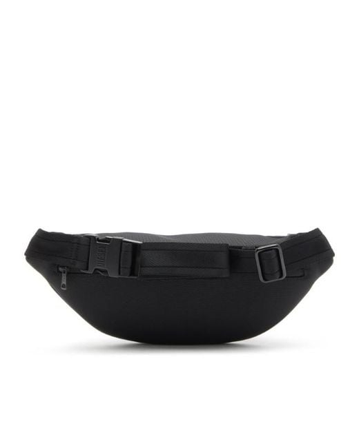 DIESEL Black Holi-D Belt Bag for men