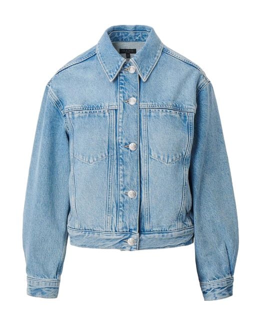 Rag & Bone Blue Marie Denim Trucker Jacket