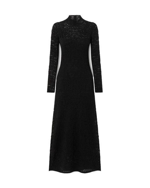 Gabriela Hearst Black Anya Wool And Cashmere-Blend Maxi Dress