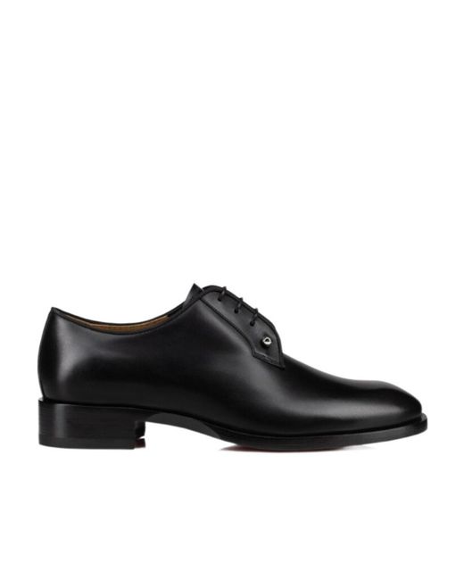 Christian Louboutin Black Chambeliss Derbies for men