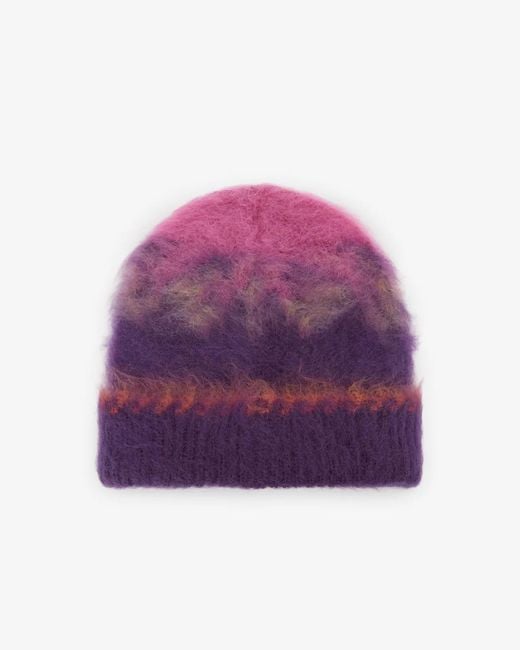 Isabel Marant Purple Alessa Beanie